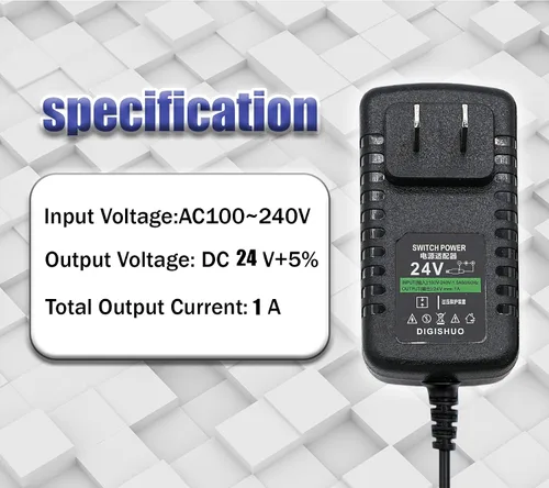 Miniatura 3 de Adaptador de fuente de alimentación DC 24V 1A 24W Interruptor transformador AC 110V/220V a DC 24V 1amp Convertidor de conmutación Controlador LED