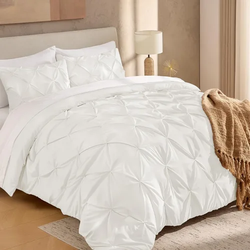 Miniatura 10 de Andency Juego de Edredón Beige Individual (66x90 Pulgadas), Edredón de 2 Piezas para Niñas y Niños, Juego de Edredón de Microfibra Suave