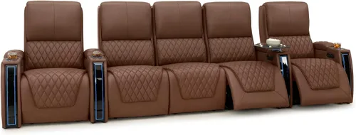 Miniatura 63 de Seatcraft Apex Zero-Gravity CoolZero - Asiento de cine en casa de cuero italiano, reposacabezas eléctrico, lumbar eléctrico, reclinable eléctrico