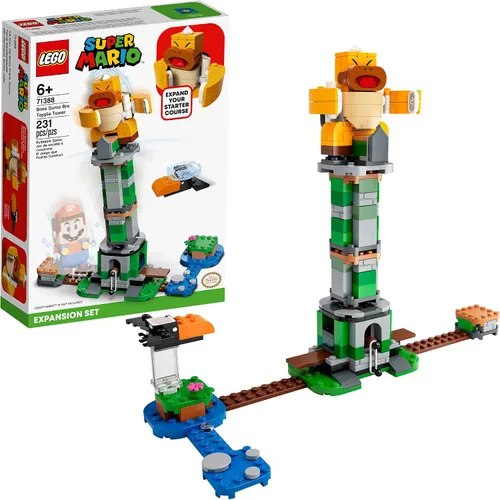 LEGO Super Mario Boss Sumo Bro Topple Tower Expansion Set 71388 Kit de construcción; juguete coleccionable para niños; nuevo 2021 (231 piezas),