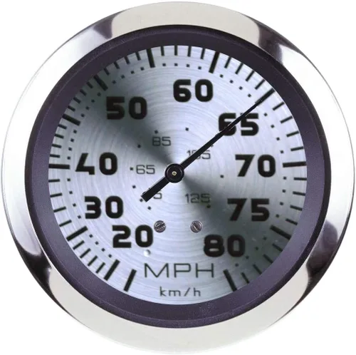 Miniatura 6 de Sierra International 67283P Sterling 0 a 35 Mph Dial Range Kit de velocímetro resistente a arañazos y niebla, 3 pulgadas, negro