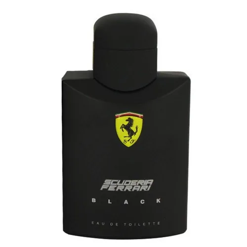 Ferrari Scuderia Black Eau De Toilette Spray para hombre, 4.2 onzas