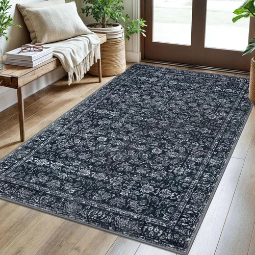 Miniatura 97 de SIILOOM Alfombra antideslizante de pasillo moderna de 2 x 5, súper suave, para pasillos, decoración para cocina, alfombras para pasillos sin 2-Verde