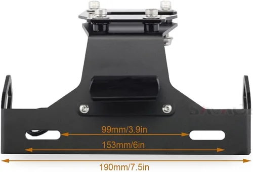 Miniatura 3 de Soporte de placa de matrícula con luz LED para Z900 2017-2022