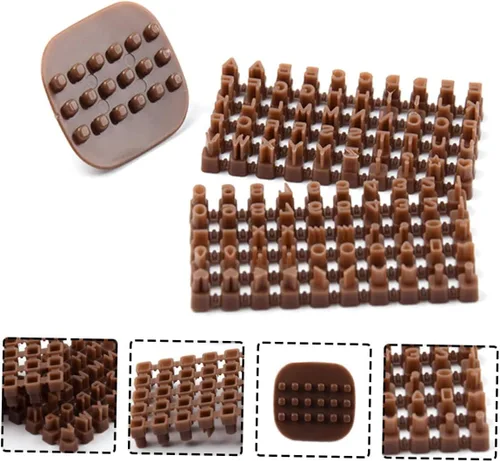 Miniatura 9 de EXCEART 2 juegos de plantillas de letras para decoración de mano, mini manualidades, mini galletas, sellos de letras, sellos de polímero, sellos