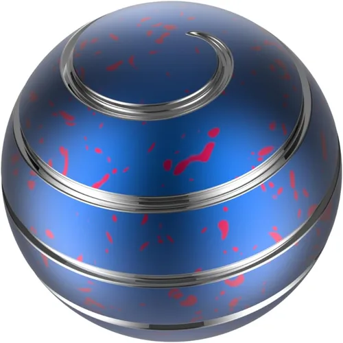 Miniatura 15 de Pelota de Juguete Cinético de Escritorio, Juguetes Giratorios Cinéticos de Escritorio de 1.54'', Juguetes Fidget de Ilusión Óptica para Navidad