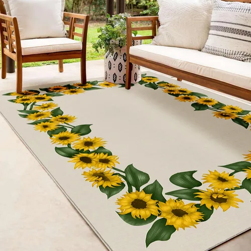 Miniatura 7 de Dalyn Rugs Kendall KE17 - Alfombra beige de 3 x 5 pies, fácil de limpiar, lavable a máquina, no se desprende, para dormitorio, sala de estar