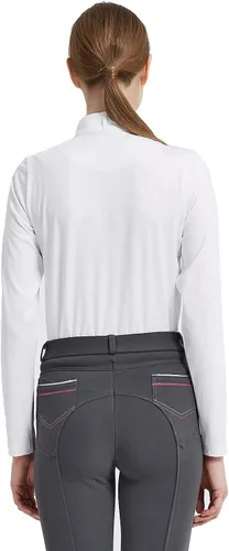 Miniatura 4 de HR Farm - Camisa de manga larga para mujer, Blanco