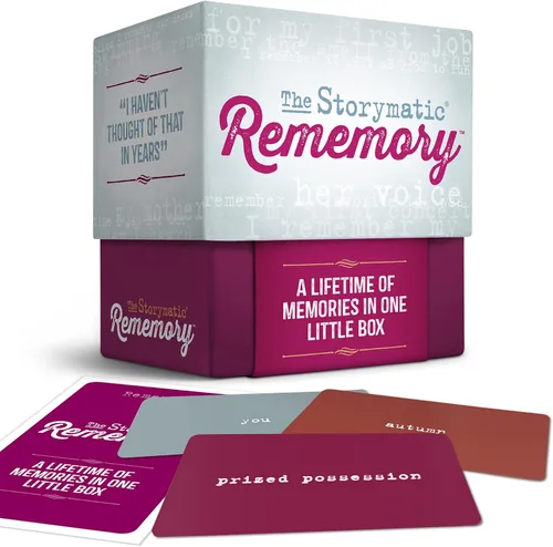 Storymatic Rememory - Indicación de escritura y mensaje de memoria - Tarjetas de conversación para familiares y amigos