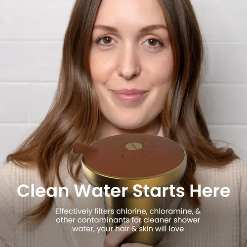 Miniatura 5 de AquaTru Shower - Filtro de ducha avanzado que elimina las impurezas del agua dura para apoyar la piel saludable, cuero cabelludo, cabello, reducir
