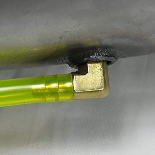 Miniatura 7 de Medidor de combustible para tanque de gasolina "montaje empotrado" para motocicleta, calibre de combustible externo de manguera Tygon color amarillo