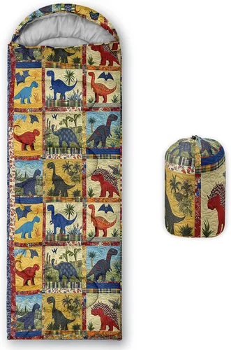 Miniatura 13 de Saco de dormir con estampado lneffble, sacos de dormir, saco de dormir para acampar al aire libre, adecuado para niños, portátil para niños y niñas
