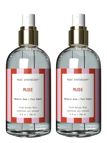 Miniatura 20 de Muse Apothecary Flush Ritual - Aerosol para inodoro aromático y refrescante, usar antes de ir, 2 onzas, infundido con aceites esenciales naturales