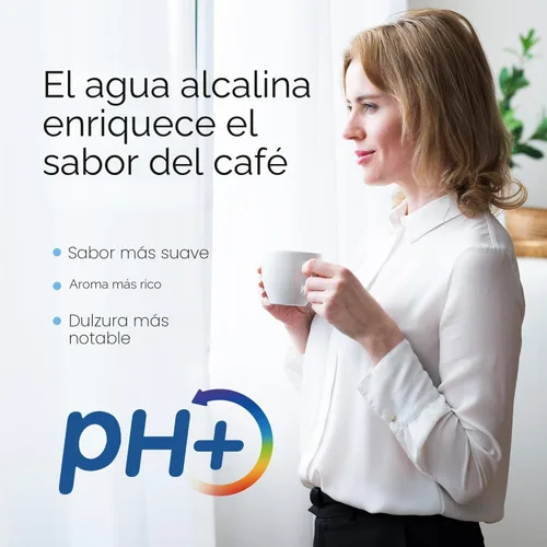 Miniatura 2 de Waterdrop Alkaline Lucid - Jarra grande con filtro de agua de 10 tazas con 1 filtro, saludable, sabor a café mejorado, agua alcalina mineralizada