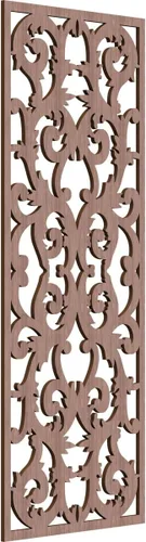 Miniatura 29 de Meadville Paneles decorativos de pared de madera con calado, 9 3/8 pulgadas de ancho x 24 3/8 pulgadas de alto x 1/4 de alto, aliso