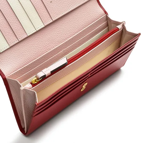 Miniatura 4 de Radley London Puffy Radley - Cartera grande Flapover, Burdeos, Minimalista