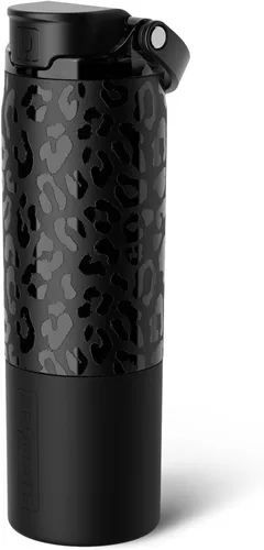 Miniatura 22 de BrüMate Rise - Botella de agua de 18 onzas con popote de silicona cubierto Botella de agua para niños aislada 100% a prueba de fugas Base apta