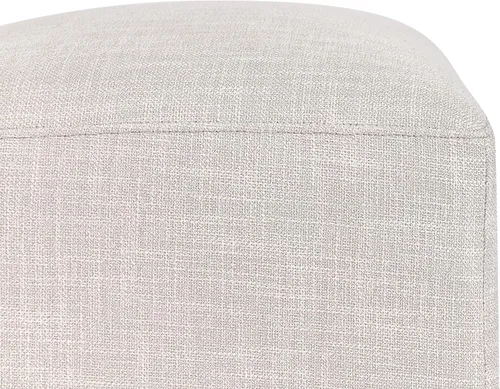 Miniatura 6 de DUHOME Silla de comedor tapizada con ruedas, sillas de comedor modernas de lino con ruedas para comedor, dormitorio, sala de lectura, sala de estar
