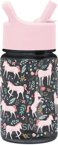 Miniatura 28 de Simple Modern Peppa Pig Botella de Agua Summit de Plástico Tritan para Niños 12 oz Taza Sin BPA con Tapa de Pajita Cubierta a Prueba de Fugas