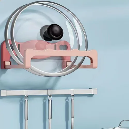 Miniatura 2 de Organizadores de estantes de baño montados en la pared sin perforar para toallas y artículos de tocador, fácil instalación adhesiva Azul