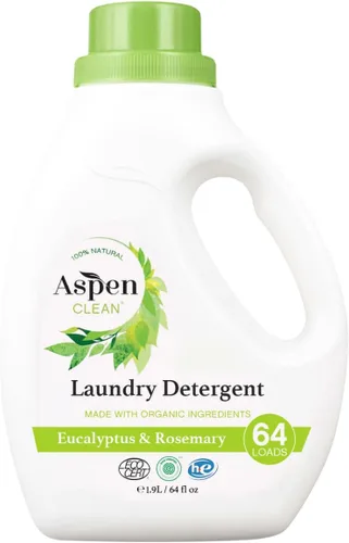 Miniatura 7 de AspenClean Detergente natural para ropa lavanda y citronela, 100% natural, orgánico, detergente líquido HE para ropa, vegano, libre de crueldad