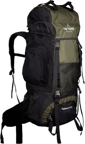 Miniatura 7 de TETON Sports Explorer - Mochila con marco interno completo, equipo de viaje ajustable para mochileros, cubierta impermeable para moscas de lluvia