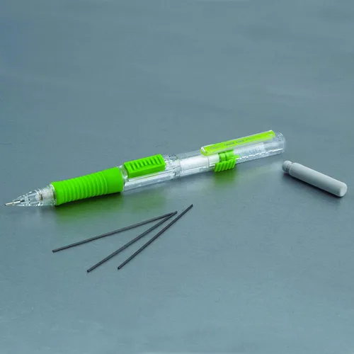 Miniatura 11 de Pentel QUICK CLICK - Portaminas mecánico (0.7mm), cuerpo verde, caja de 12 lápices (PD217D)