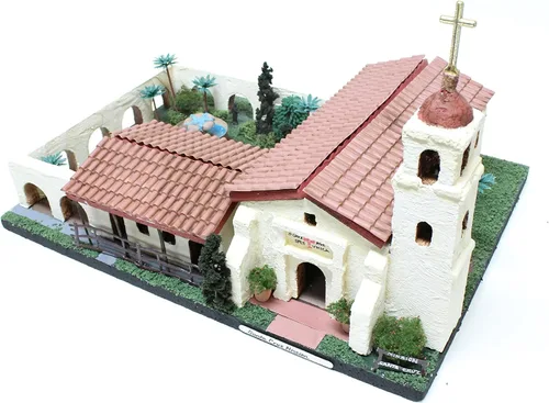 Miniatura 3 de Kit de Modelo Misión de California Santa Cruz Mission_AB