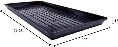 Miniatura 6 de Bootstrap Farmer Microgreen 1020 Bandejas, poco profunda, extra fuerte, paquete de 30 bandejas de semillas con agujeros, forraje para cultivar
