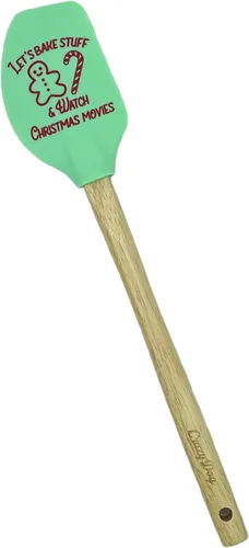 Miniatura 9 de Espátulas navideñas divertidas y lindas para Acción de Gracias, Navidad, utensilios de cocina, divertidos raspadores de silicona, espátulas