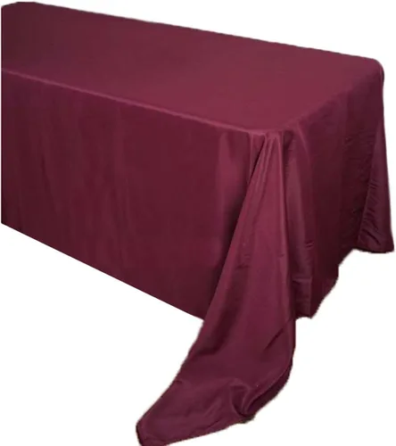 Miniatura 9 de BalsaCircle Mantel rectangular de poliéster negro de 90 x 156 pulgadas para bodas, fiestas, eventos, cocina, comedor