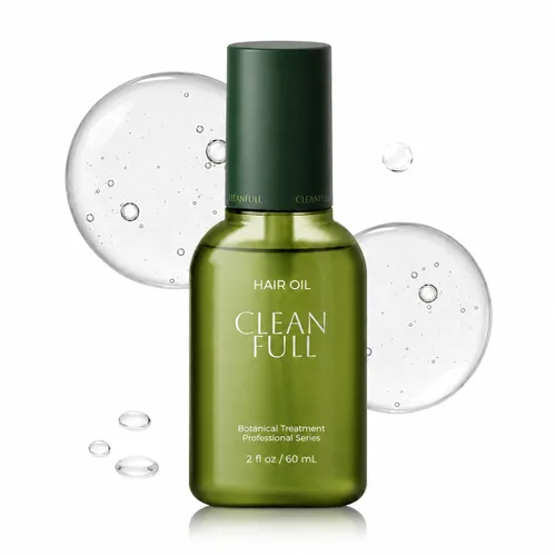 Aceite botánico para cabello seco y dañado, suero ligero sin enjuague con protección contra el calor, control de encrespamiento, brillo y cuidado de