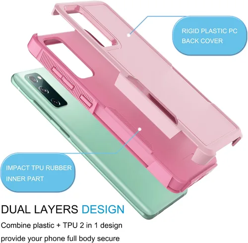 Miniatura 7 de Tekcoo Funda para Samsung Galaxy S20 FE Fan Edition 5G 4G 2022 2020 2 protectores de pantalla de vidrio templado Parachoques