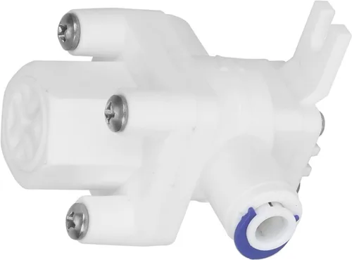 Miniatura 3 de Walfront Válvula reductora de 1/4 pulgada para purificador de agua de ósmosis inversa, regulador de presión blanco, ajuste rápido, plástico