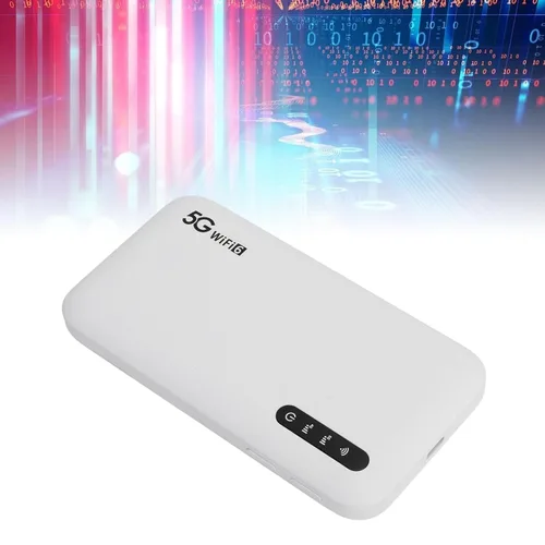Miniatura 3 de Hotspot móvil 5G Wi Fi 6, enrutador de punto de acceso de alta velocidad de 2.77 Gbps, soporte de 16 dispositivos, router portátil de 6100 mAh WiFi