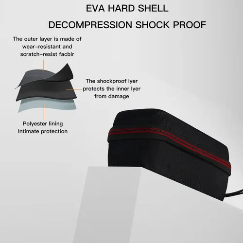 Miniatura 4 de Funda rígida de EVA para JBL Flip7/6/5 Altavoz Bluetooth portátil impermeable, compatible con JBL Flip 4 Bolsa de almacenamiento protectora de viaje