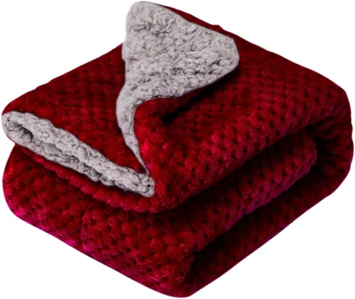 Miniatura 14 de Manta mullida o manta mullida para bebé niña o niño, suave y cálida y acogedora manta de vellón coral para bebé, bebé o recién nacido, manta