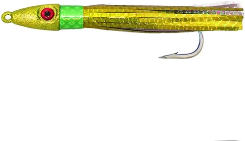 Miniatura 2 de Bombas Wahoo híbridas de 6 pulgadas totalmente amañadas - 6 oz Multi Color Atún Trolling Wahoo Bombing Verde