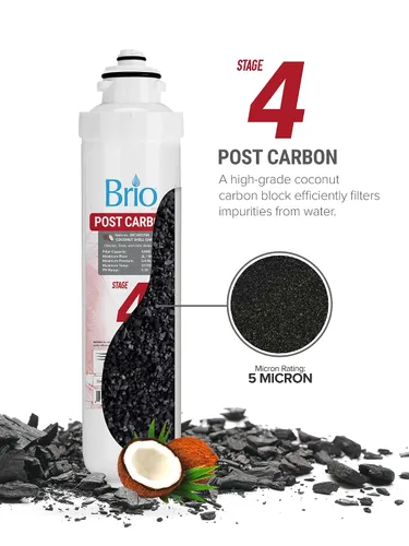 Miniatura 3 de Brio Reemplazo del filtro del enfriador de agua - Etapa 4: bloque de carbono para Brio modelo CLPOUROSC420RO