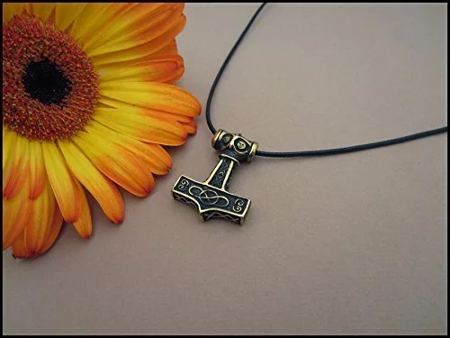 Miniatura 5 de Thors Hammer Necklace Pendant - Mjölnir Viking Norse Thor Hammer Pendant Viking Jewelry - Thor Necklace - Thor Gifts for Men - Viking Necklace for