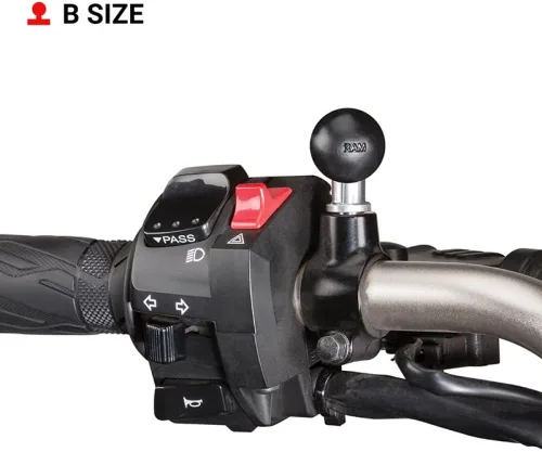 Miniatura 2 de RAM Mounts - Adaptador de bola con poste roscado M10 X 1.25" con bola de tamaño B de 1 pulgada RAM-B-349U