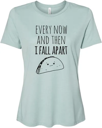 Miniatura 13 de Cute Women's Screen Printed Crew Neck Tee, Shirts With Sayings, Dusty Blue or Olive