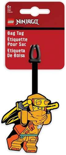 Miniatura 7 de Lego Ninjago - Etiqueta de silicona para bolsa – Arin (53341), superficie grabable en la parte posterior para identificación de identificación