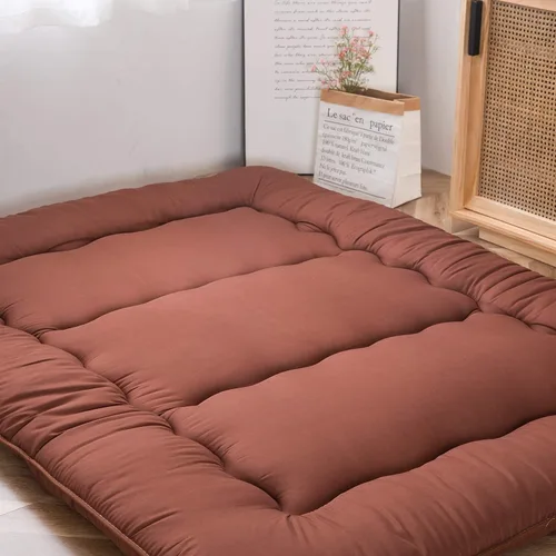 Miniatura 4 de MAXYOYO Colchón de futón japonés Shiki para suelo tapete de tatami grueso colchón enrollable tumbona de suelo cama plegable colchón para habitación