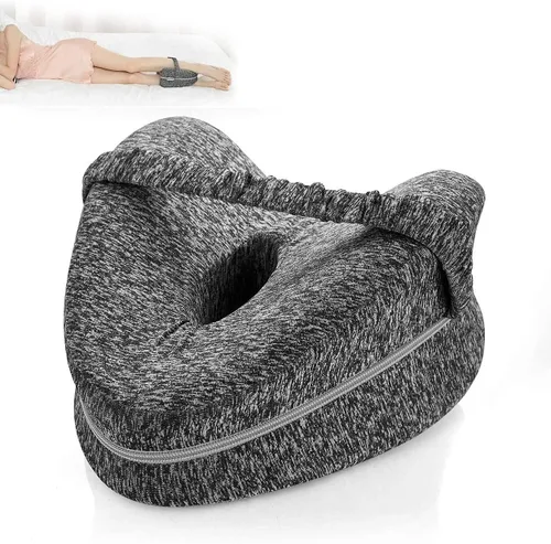 Almohada de rodilla para dormir de lado, almohada de rodilla, alivio del dolor calmante para la ciática, espalda, caderas, dolor de rodillas, dolor