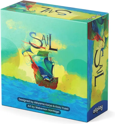 ALLPLAY Sail Cooperative Strategy - Juego de mesa para 2 jugadores para adultos y familia, juego de cartas único para tomar trucos, límites de