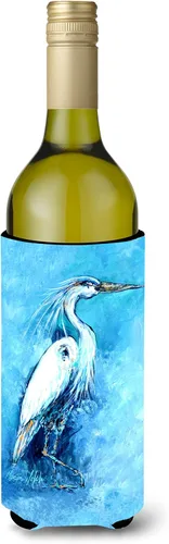 Miniatura 35 de Caroline's Treasures MW1185MUK Big Boy on Blue Crawfish Ultra Hugger para latas delgadas, funda para enfriar, lavable a máquina, funda para bebidas