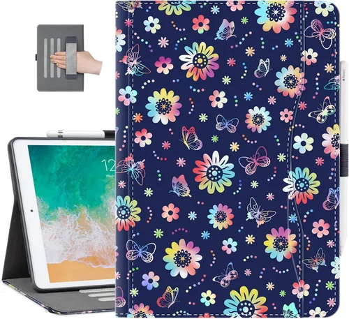 Miniatura 11 de Funda para iPad de 9ª generación, funda para iPad de 8ª generación, funda para iPad 10.2, funda protectora de visualización multiángulo, soporte