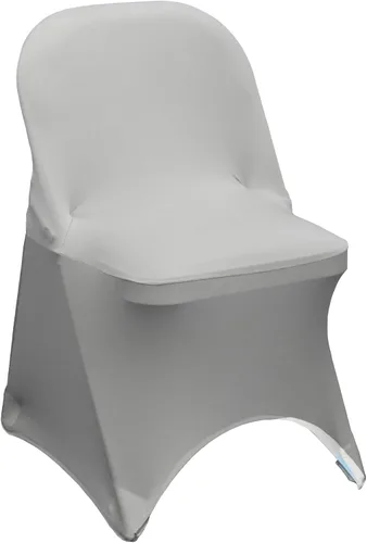Miniatura 35 de YOUR CHAIR COVERS - Funda para silla plegable de elastano azul claro - Funda de cojín tapizada plegable elástica ajustable extraíble lavable