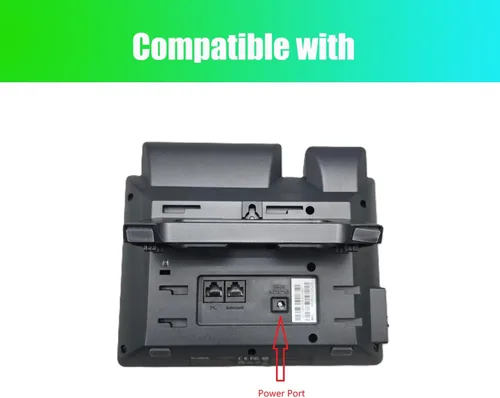 Miniatura 4 de Adaptador de fuente de alimentación OEM 5V 2A compatible con Yealink YLPS052000C1-US teléfonos SIP T54W T46S T46U T46G T48S T48U T48G T52S T54S T56A